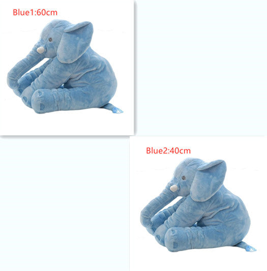 2-in-1 Elephant Plush Pillow – Cuddle Toy & Baby Sleep Support