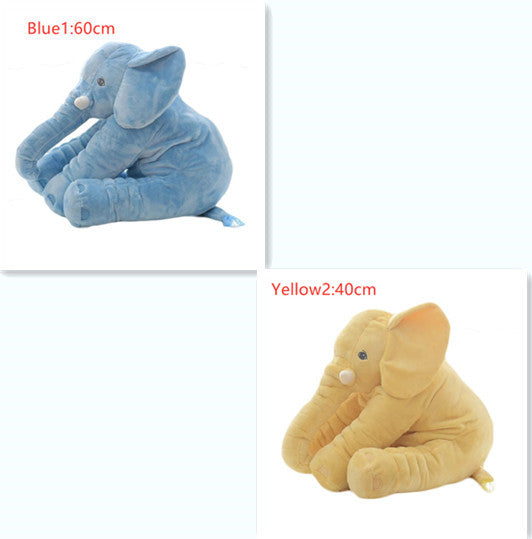 2-in-1 Elephant Plush Pillow – Cuddle Toy & Baby Sleep Support