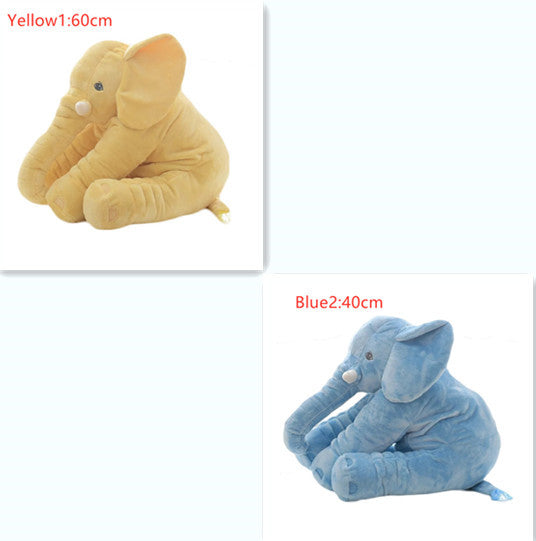 2-in-1 Elephant Plush Pillow – Cuddle Toy & Baby Sleep Support