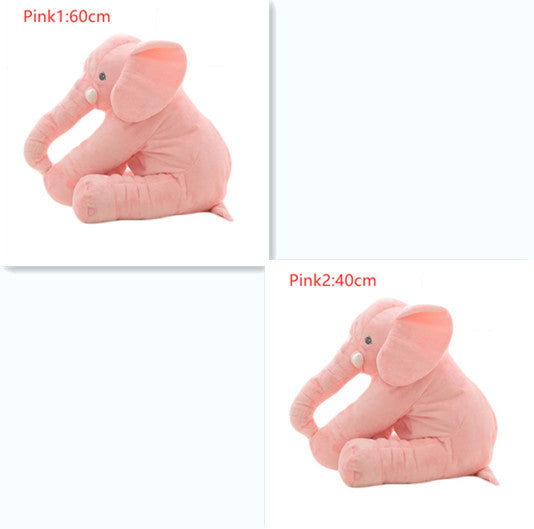 2-in-1 Elephant Plush Pillow – Cuddle Toy & Baby Sleep Support