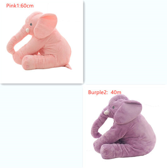 2-in-1 Elephant Plush Pillow – Cuddle Toy & Baby Sleep Support