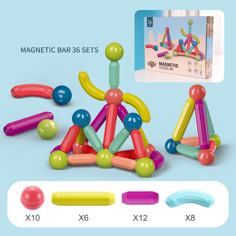 Magnetic Toy Bricks Set – Imaginative Building & Learning Game for Kids