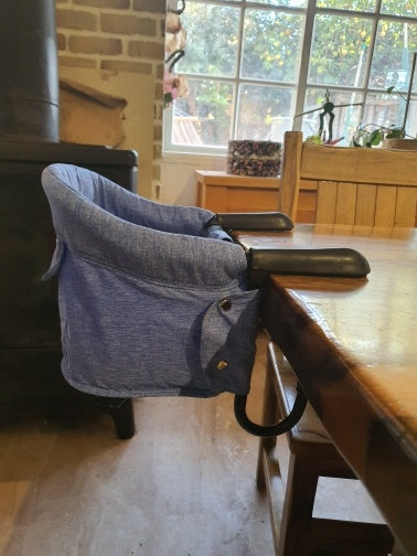 Portable Baby High Chair Seat with Safety Belt – Baby & Toddler Feeding Seat