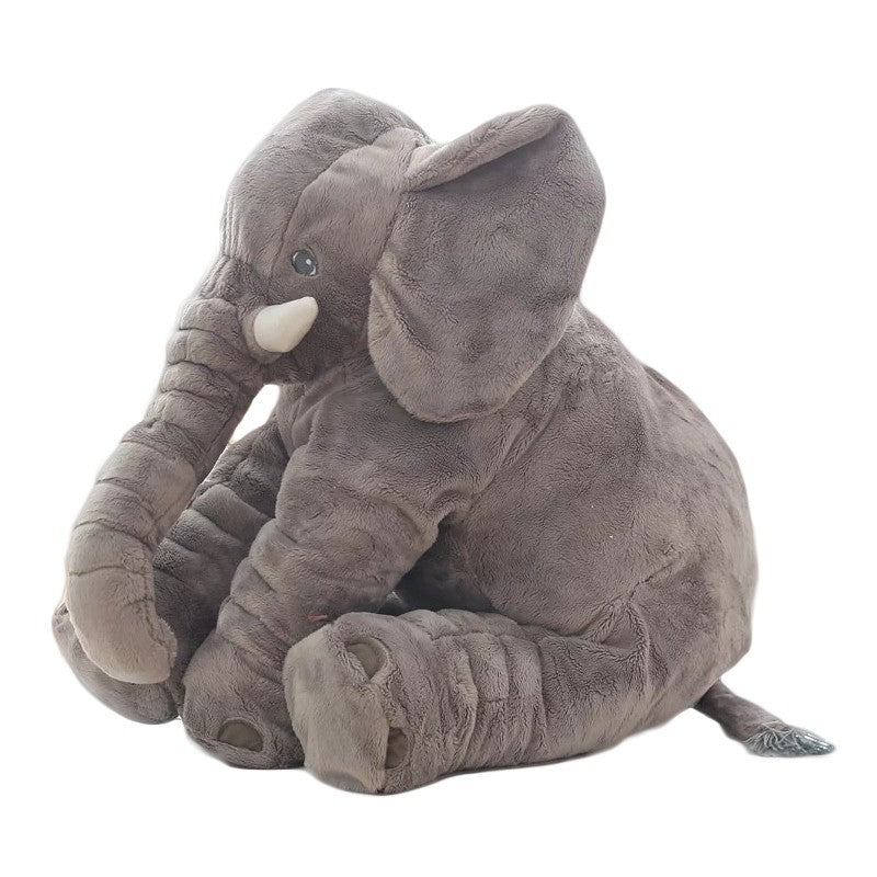2-in-1 Elephant Plush Pillow – Cuddle Toy & Baby Sleep Support