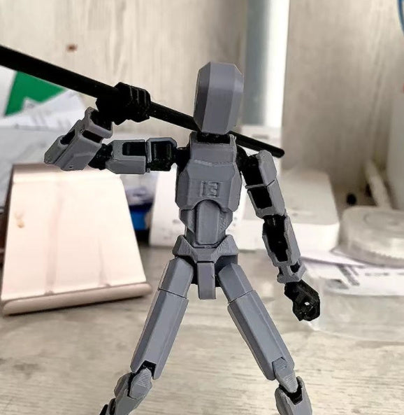 3D Action Robot Figure – Multi-Jointed Poseable Toy for Kids & Collectors