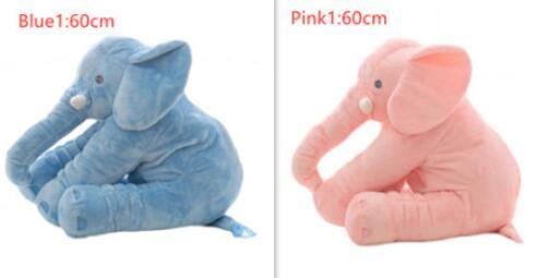 2-in-1 Elephant Plush Pillow – Cuddle Toy & Baby Sleep Support