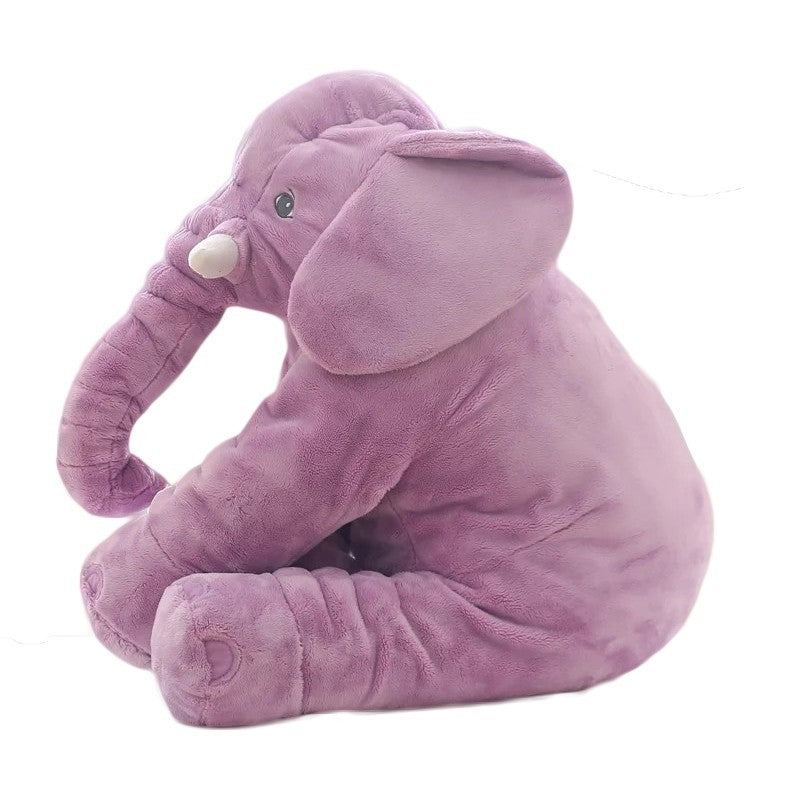 2-in-1 Elephant Plush Pillow – Cuddle Toy & Baby Sleep Support
