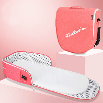 Portable Foldable Baby Crib Mummy Bag β Removable Travel Bassinet