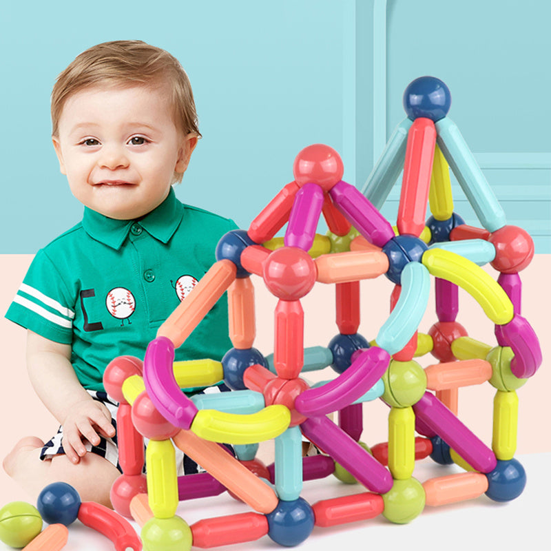 Magnetic Toy Bricks Set – Imaginative Building & Learning Game for Kids