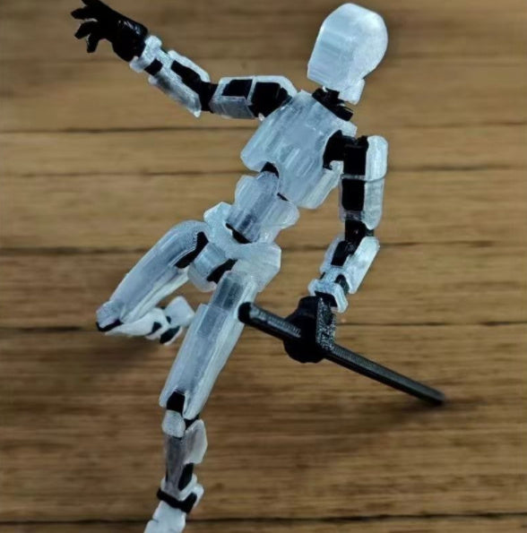3D Action Robot Figure – Multi-Jointed Poseable Toy for Kids & Collectors