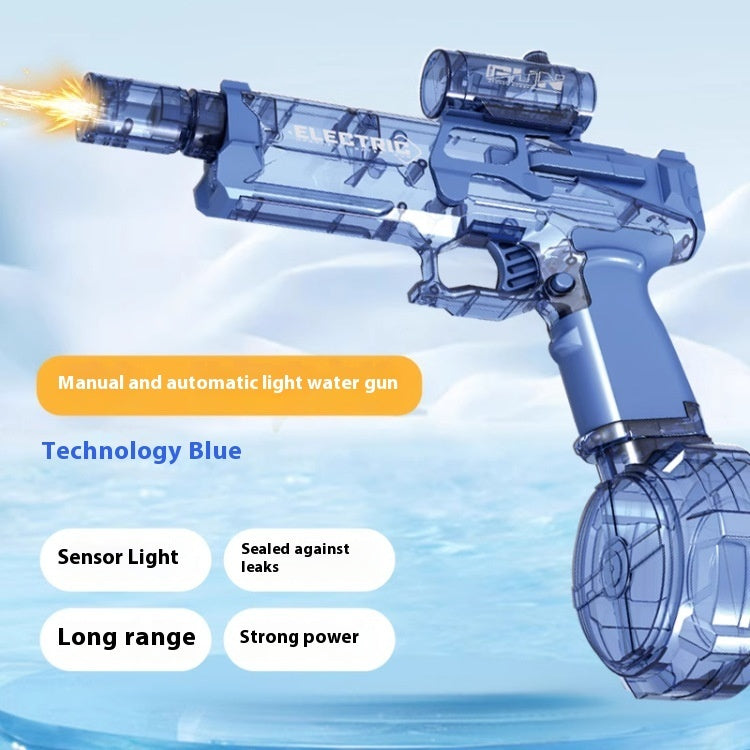 Fire Rat Water Pistol β Light-Up Electric Spray Gun for Outdoor and Indoor Play