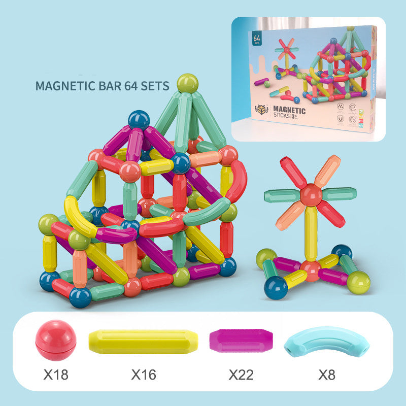 Magnetic Toy Bricks Set – Imaginative Building & Learning Game for Kids