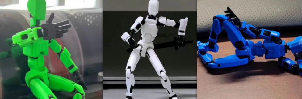 3D Action Robot Figure – Multi-Jointed Poseable Toy for Kids & Collectors
