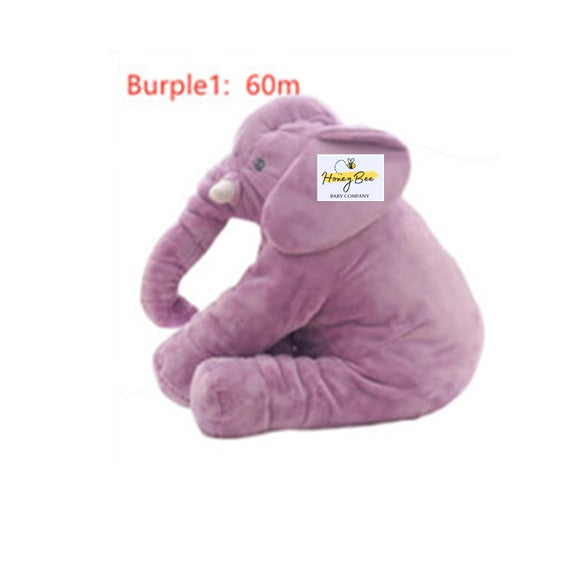 2-in-1 Elephant Plush Pillow – Cuddle Toy & Baby Sleep Support