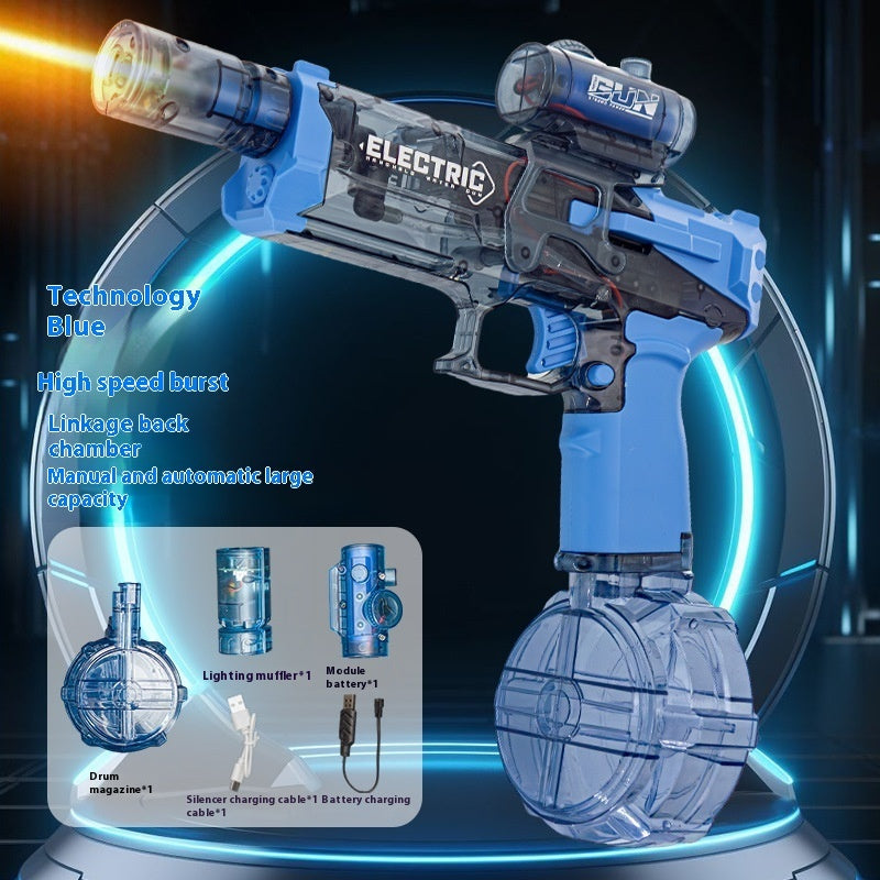 Fire Rat Water Pistol β Light-Up Electric Spray Gun for Outdoor and Indoor Play