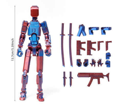 3D Action Robot Figure – Multi-Jointed Poseable Toy for Kids & Collectors