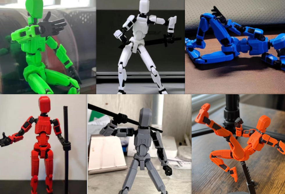 3D Action Robot Figure – Multi-Jointed Poseable Toy for Kids & Collectors