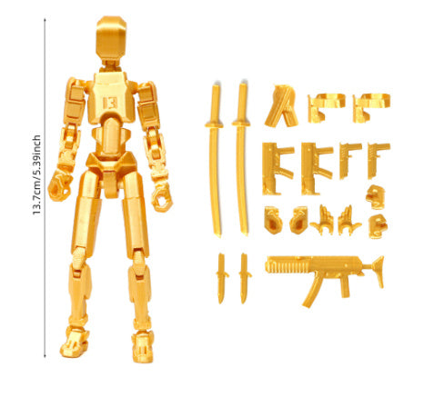 3D Action Robot Figure – Multi-Jointed Poseable Toy for Kids & Collectors