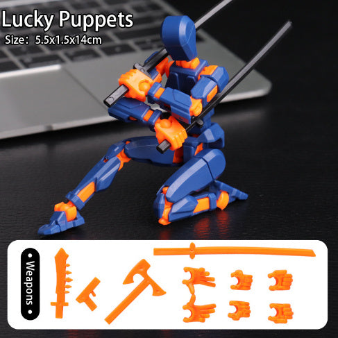 3D Action Robot Figure – Multi-Jointed Poseable Toy for Kids & Collectors