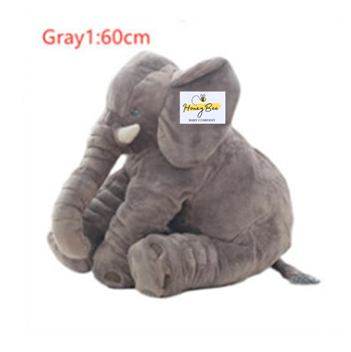 2-in-1 Elephant Plush Pillow – Cuddle Toy & Baby Sleep Support