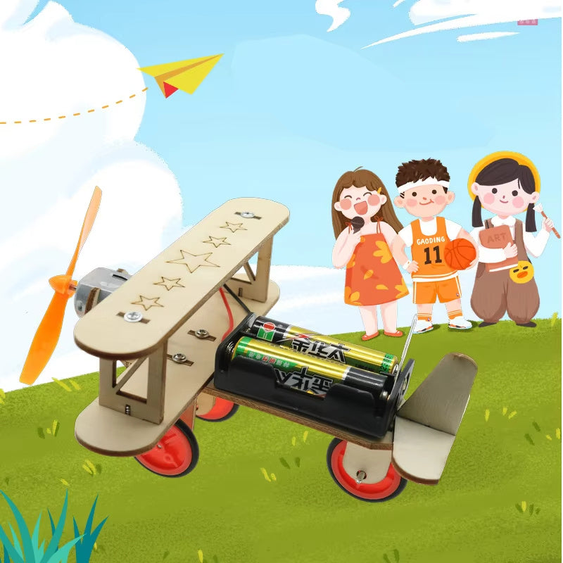 DIY Wooden Aircraft Puzzle Kit – Fun Science and Education Toy for Kids