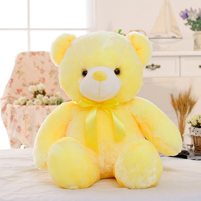 Viral LED Glowing Teddy Bear Plush – Colorful Light Up Stuffed Animal & Gift Pillow