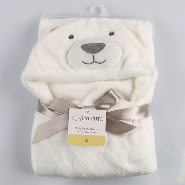 Plush Baby Hooded Bath Towel – Snuggly Bathrobe for Infants & Toddlers