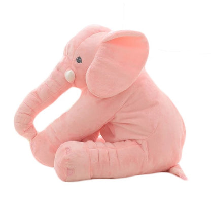 2-in-1 Elephant Plush Pillow – Cuddle Toy & Baby Sleep Support