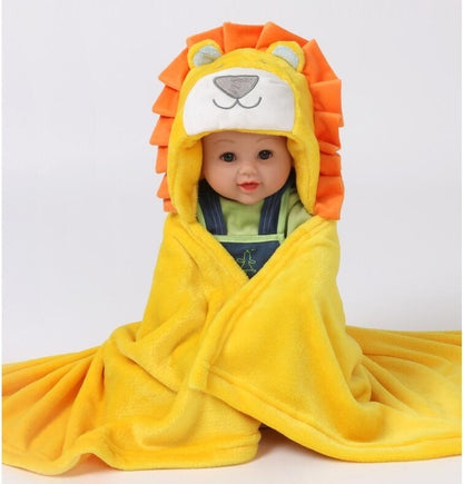 Plush Baby Hooded Bath Towel – Snuggly Bathrobe for Infants & Toddlers