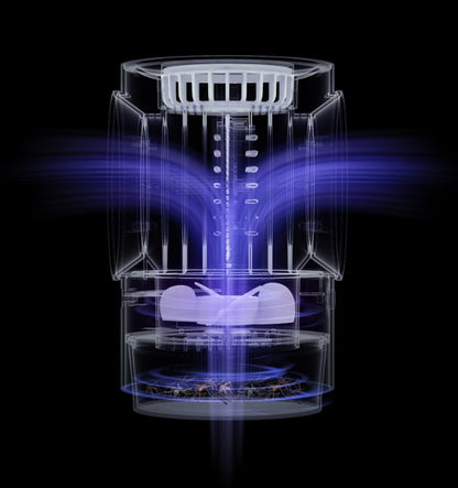 Highly Advanced Silent Baby-Safe Mosquito Catcher & Repellent Lamp