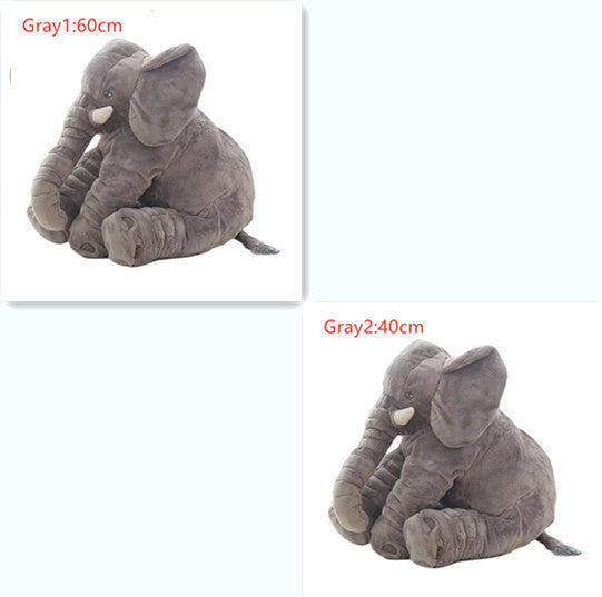 2-in-1 Elephant Plush Pillow – Cuddle Toy & Baby Sleep Support