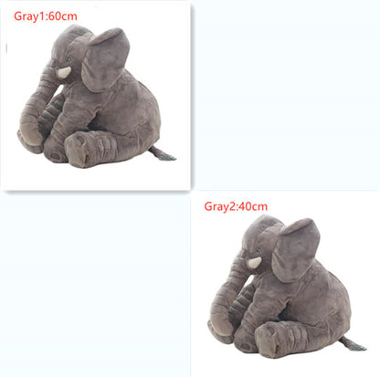 2-in-1 Elephant Plush Pillow – Cuddle Toy & Baby Sleep Support