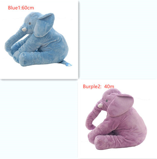 2-in-1 Elephant Plush Pillow – Cuddle Toy & Baby Sleep Support