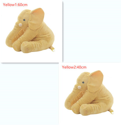 2-in-1 Elephant Plush Pillow – Cuddle Toy & Baby Sleep Support