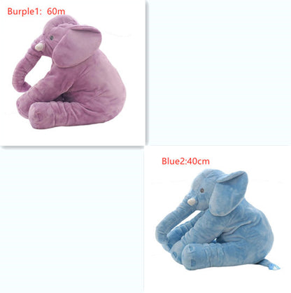 2-in-1 Elephant Plush Pillow – Cuddle Toy & Baby Sleep Support