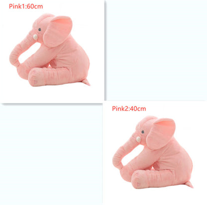 2-in-1 Elephant Plush Pillow – Cuddle Toy & Baby Sleep Support