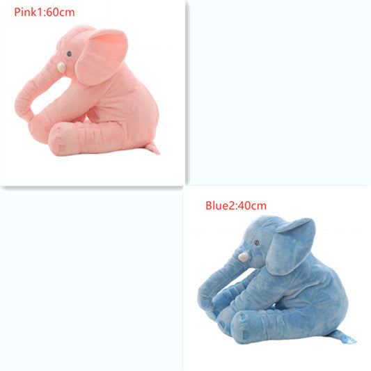2-in-1 Elephant Plush Pillow – Cuddle Toy & Baby Sleep Support