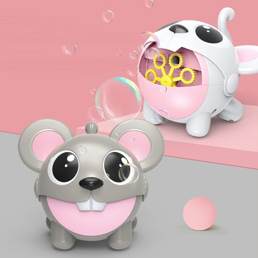Open-Mouth Cartoon Bubble Maker – Electric Bubble Blowing Toy for Kids