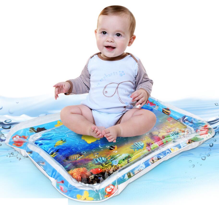 Inflatable Tummy-Time Water PlayMat for Infants and Toddlers