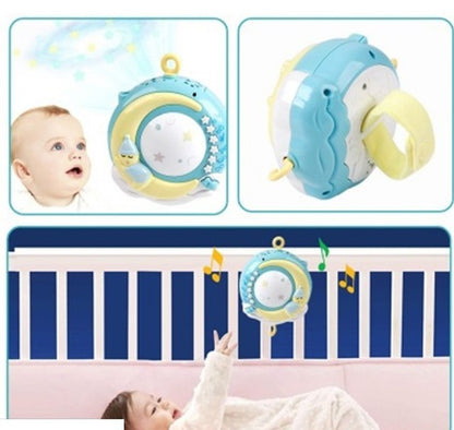 Remote-Control Baby Crib Mobile with Music, Lights and Projection