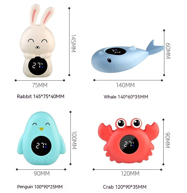 Cartoon Baby Bath Thermometer – Digital Water Temperature Monitor
