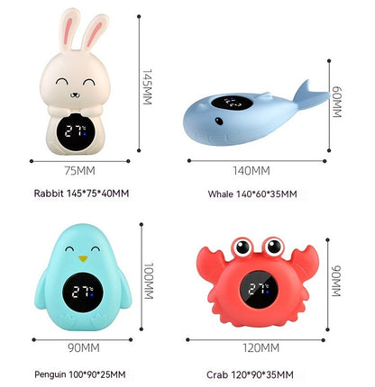 Cartoon Baby Bath Thermometer – Digital Water Temperature Monitor
