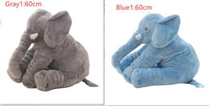 2-in-1 Elephant Plush Pillow – Cuddle Toy & Baby Sleep Support