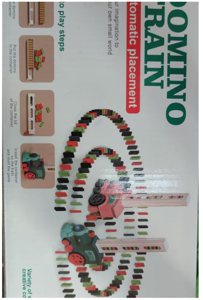 Automatic Domino Train Set – Electric Block Laying Puzzle Toy for Kids