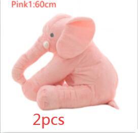2-in-1 Elephant Plush Pillow – Cuddle Toy & Baby Sleep Support