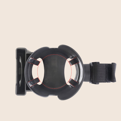 Universal Stroller Cup Holder with Mobile Phone Case, 2-in-1 Strollers Storage Rack, 360 Degrees Rotation Drink Holder for Stroller, Pushchair, Wheelchair, Walker, Bicycle, Fits Most Cups