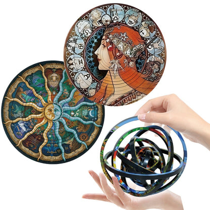 Rotating MindTwist 3D Puzzle – Dual-Sided Decompression Toy
