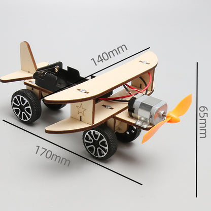 DIY Wooden Aircraft Puzzle Kit – Fun Science and Education Toy for Kids