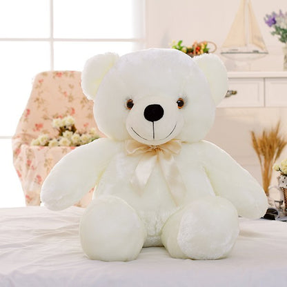 Viral LED Glowing Teddy Bear Plush – Colorful Light Up Stuffed Animal & Gift Pillow
