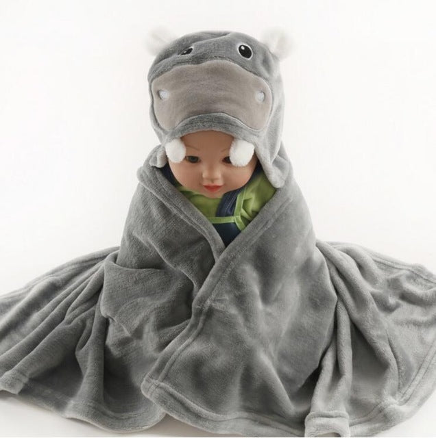Plush Baby Hooded Bath Towel – Snuggly Bathrobe for Infants & Toddlers
